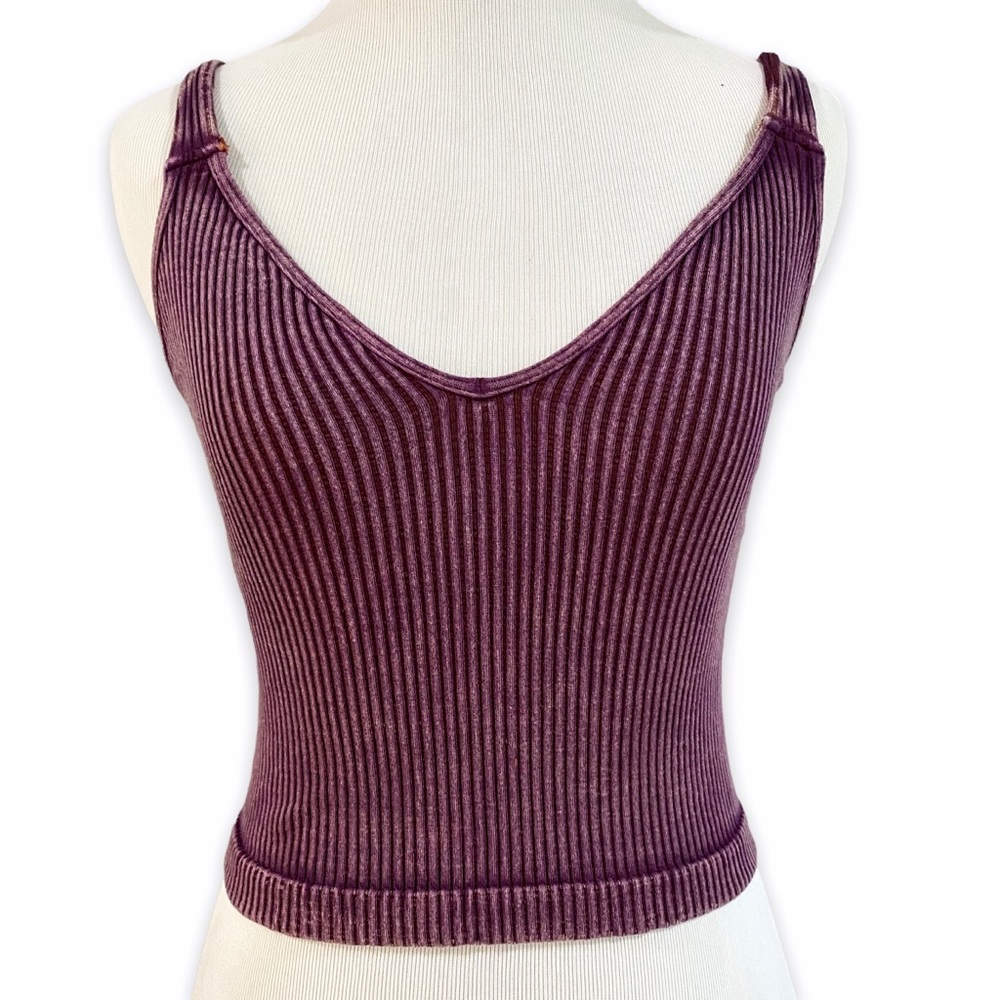 NEW Free People Washed Seamless Crop, XS/S - Picture 5 of 14